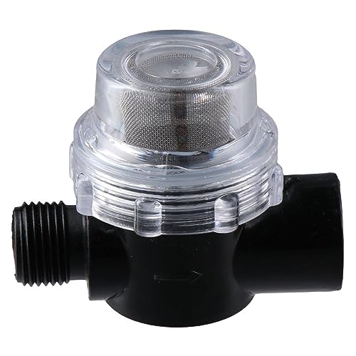 Image of Water Pump Strainer Filter Set 1 /2 Inch Fitting Include Twist-On Pipe Strainer and Extra 50 Mesh Stainless Steel Filter Screen