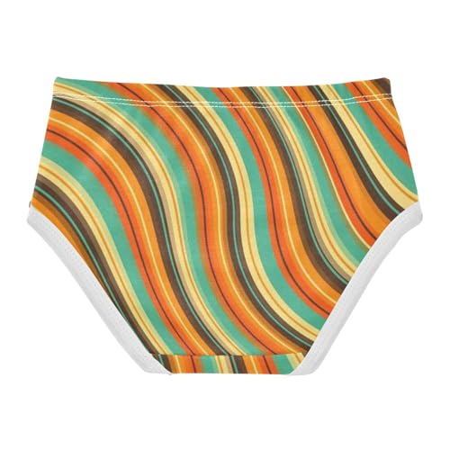Girls' Underpants Kids Cotton Underwear Panties Briefs For Girl Age 2-8 Years Swirl Geometry Pattern2