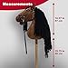 WALIKI Premium Stick Horse for Kids, Teens & Adults | 30” Plush Hobby Horse with Wooden Handle | Pretend Play Cowboy & Cowgirl Pony | Hobby Horse Competition Toy