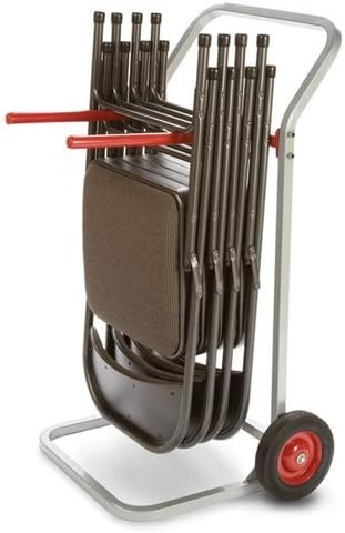 Folding Chair Dolly Gray/Red Paint