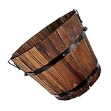Pot de fleurs en bois – idéal pour planter des groupes de plantes succulentes, des légumes et d'autres plantes