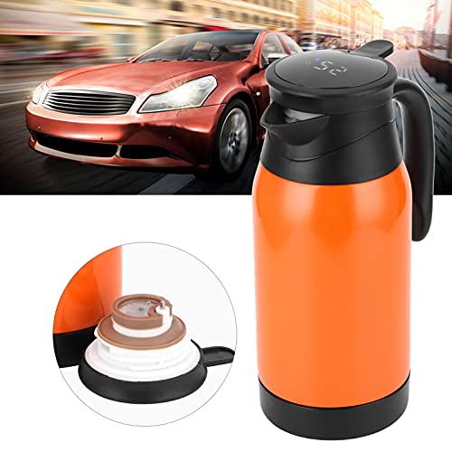 Topyond Car Electric Kettle Water Boiler 12v, Coffee Maker with Temperature Display, Portable Coffee Heating Cup for Vehicles, Ideal for Truckers and Travelers - Image 3