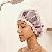 LJY 13 Pieces Assorted Shower Caps Elastic Waterproof Plastic Bathing Salon Hair Cap Lady Salon Hat