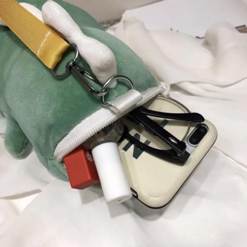 Shoulder Bag Dinosaur Cross Body Small Kawaii Cosplay Anime Women Teenage Cartoon Plush Cute Purse3