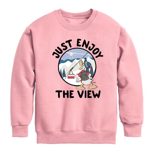 Disney - Standard - Just Enjoy The View - Toddler & Youth Crewneck Fleece Sweatshirt