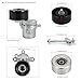 90K-39155 Serpentine Drive Belt Tensioner w/Pulley Kit Compatible with Nissan Altima 3.5 2007-2012 Maxima 2009-2015 Murano 2009-2014 Replace 39155 36356 36357 K070669