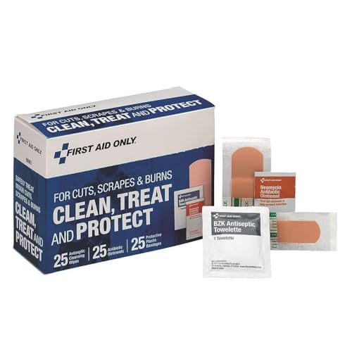 First Aid Only 90967-001: Clean Treat and Protect Wound Care Kit