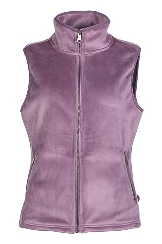 HKM Leana chaleco para mujer acolchado con cremallera y cuello alto