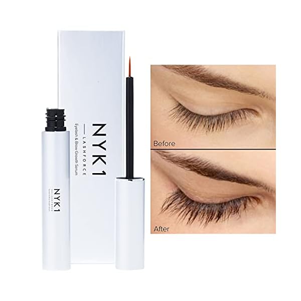 AMAZING-Lash-Force-Eyelash-Growth-Serum-BEST-SELLER-8ml-NYK1-Eye-Lash-Serum-For-Eyelash-Growth-Eyelash-Serum-To-Grow-Lashes-Thicker-Natural-Longer-Eyelashes-Enhancer-Rapid-Lash-Growth-Serum INCREDIBLE Lash Force Eyelash Serum To Grow Lashes (7ml) NYK1 Lash Serum For Eyelash Growth Serum - Eyebrow Growth Serum And Lash Growth Serum For Thicker, Longer And Natural Looking Rapid Lash Growth