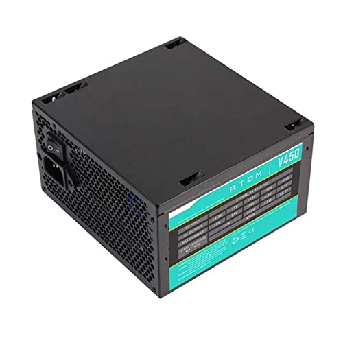 Image of Antec Atom V450 V2 Power Supply - Non-Modular | 120mm Silent Fan| Over Voltage /Short Circuit Protection | High Efficiency Gaming Power Supply /PSU with Continuous Power | 450 Watt