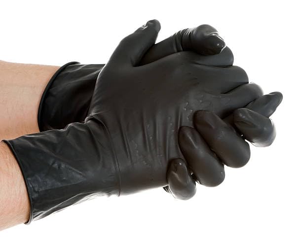 Dr. BOHRRAS Disposable Black Nitrile Examination Gloves 100 pcs Powder Free for Hospital Tatoo Food Salon (Large) (B0D1VKK3K6) Amazon Price History, Amazon Price Tracker