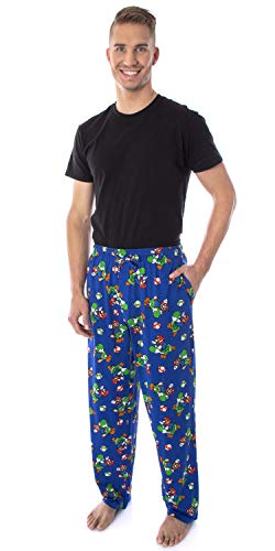 Nintendo Men's Mario and Yoshi Power Up Soft Touch Cotton Pajama Pants2