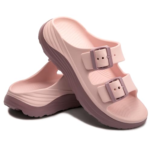 Image of FUNKYMONKEY Plantar Fasciitis Recovery Sandals for Women with Arch Support