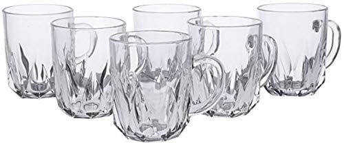 Image of Luminarc Artic Tempered Glass Mug Set, Set of 6, 250 ml
