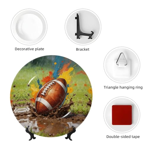 Plato decorativo Charge de porcelana bone china 8 pulgadas miniatura 4