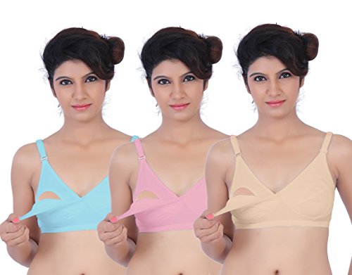 Image of Fabme Women's Nursing Bra (Pack of 3)