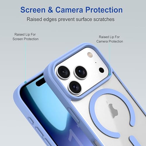 Image of Zapcase Back Case Cover for iPhone 17 Pro | Compatible for iPhone 17 Pro Back Cover | Scratch-Resistant Back Cover | Sierra Blue
