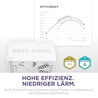 NZXT C1000 Gold ATX 3.1-1000W Vollmodulares Netzteil – Ansicht 5