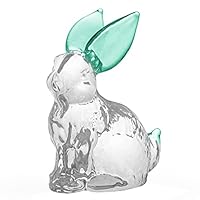 Amazon.co.jp: クリスタル うさぎの置物 ガラス置物 うさぎ