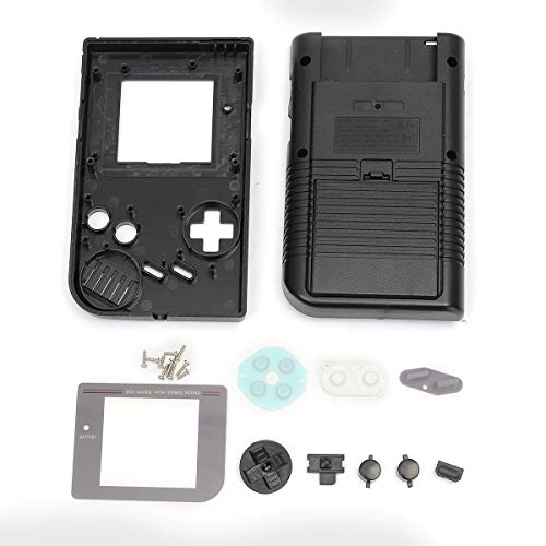 Preisvergleich Produktbild Ersatz-Gehäuse für Nintendo Gameboy Classic GB DMG, Schwarz