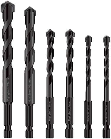 Black Masonry Drill Bits Set 