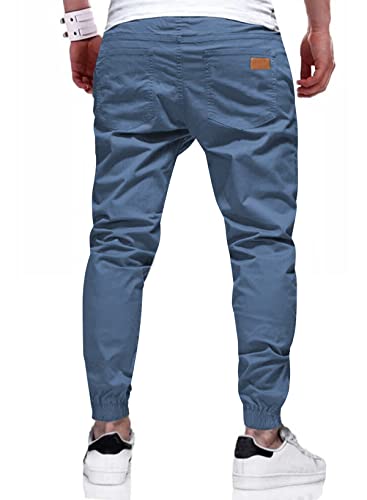Image of JMIERR Mens Cotton Stretch Joggers Casual Twill Athletic Track Pants