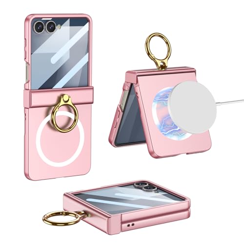 Amazon.co.jp: Galaxy Z Flip7専用 ケース 金属リングスタンド付き