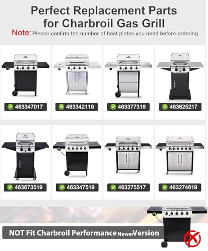 image for Uniflasy Grill Replacement Parts for Charbroil Performance 4 Burner 46