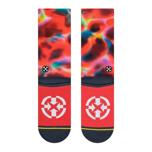 MERGE4 Daniel Jean-Baptiste Red Water Color Crew Socks for Men and Women Awesome Elastic Arch Support Non Slip3