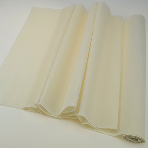 Rollo de papel crepé resistente que no se rompe al estirar pack blanco de 2 rollos 5