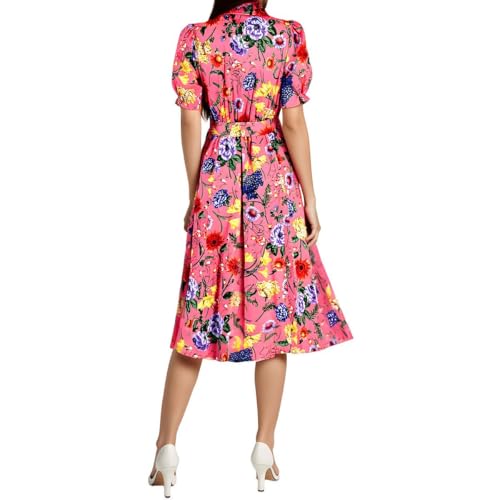 Image of Anne Klein Women's Shirt Dress with Puff Sleeves