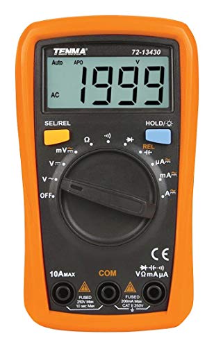 TENMA - 72-13430 - DMM, Handheld, AUTO/Manual, 2000 Count