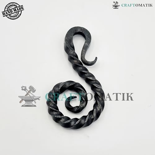 Pendentif viking forgé main en fer | Amulette médiévale d'exception HFA18