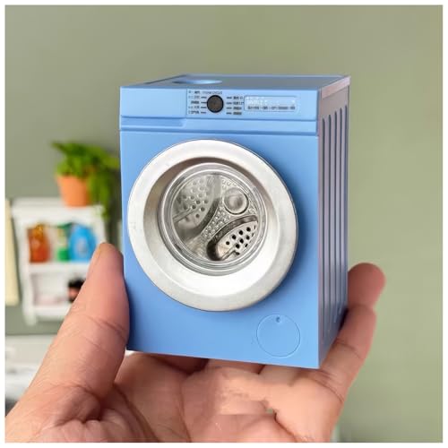 Mini Washing Machine Model - Real Rotating Drum Design, 1:12