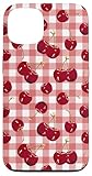 Motifs de cerises rouges Kawaii de pique-nique