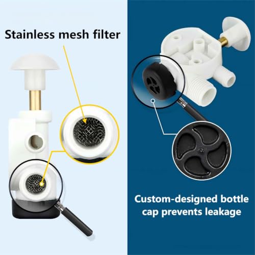 Image of 385314349 RV Toilet Water Valve Kit | Compatible with Camping vehicles /trailers,Dometic Sealand EcoVac Vacuflush Pedal Flush Toilets