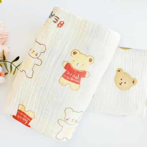 Image of Muslin Newborn Baby Swaddle Blanket 39.5 x 39.5 inches(100x100cm) Unisex Swaddling Wrap Soft Silky Muslin Swaddle Blankets Neutral Receiving Blanket for Newborn Babies Boys and Girls Large