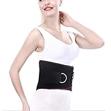 Selbsterhitzung Rückenbandage Niedriger Zurück Unterstützung Mit Abnehmbar Pad Zum Schmerzen Linderung Bandscheibenvorfall Fitnessstudio Heben Schwarz (Size : XL)