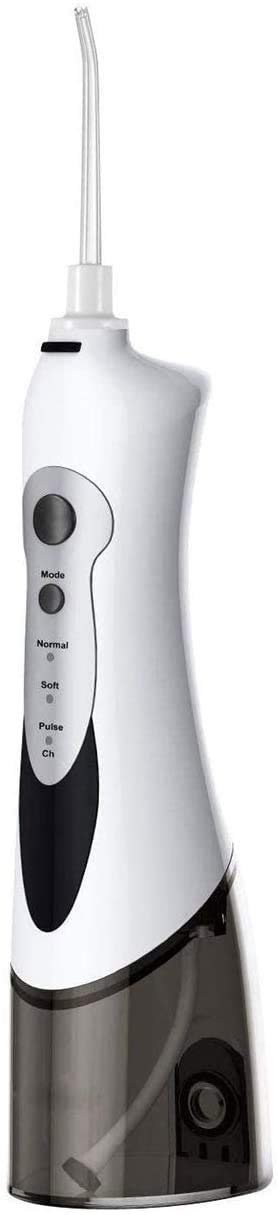 Water Flosser Cordless Portable Dental Oral Irrigator for Teeth 3 Modes and 4 Jet Tips IPX7 Waterproof USB