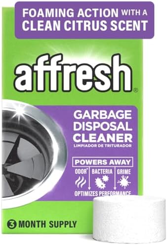 Affresh Garbage Disposal Cleaner, Helps Power Away Odor Causing B...