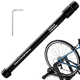 PWGHWG Fahrrad Rollentrainer Steckachse M12 × 1,5 Gewindesteigung 166 bis 178 mm Aluminiumlegierung Steckachse Adapter für Fahrradtrainer Indoor Rennrad Mountainbike