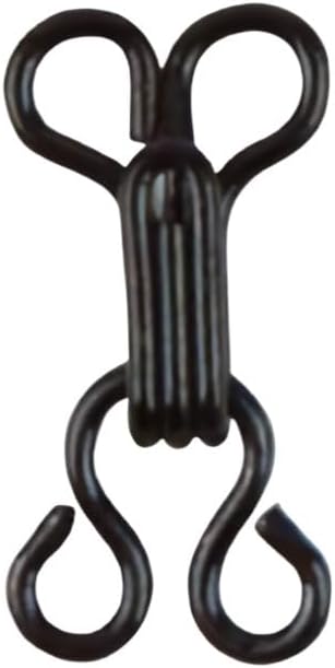 Sewing Hooks and Eyes Closure – 15mm Metal Fasteners | Set of 20 for Bra, Dress, Skirt & DIY Craft Projects