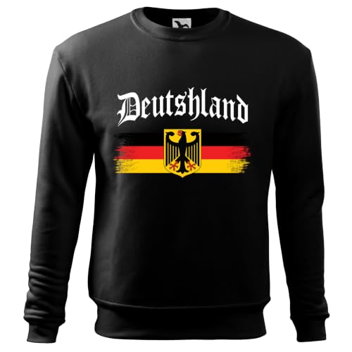 Sweat Deutschland Football unisexe à blason idéal pour vos soirées de match