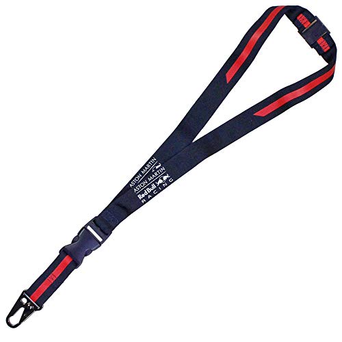 Lanyard Red Bull Racing Equipo rouge et bleu pour badge de circuit