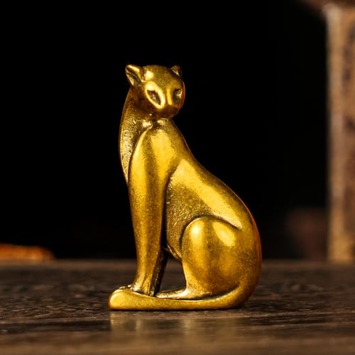 Escultura de Puma en Latón Macizo CHOVY miniatura 5