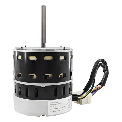 Furnace Blower Motor Replacement 6205E, ECM X13, 1-2 Hp, 208-230V 3.8A, 1050 RPM Compatible with American Standard & Trane, Carrier-ICP Replaces ZWK702b53810001, 20180420, 23960 Constant Torque Motor