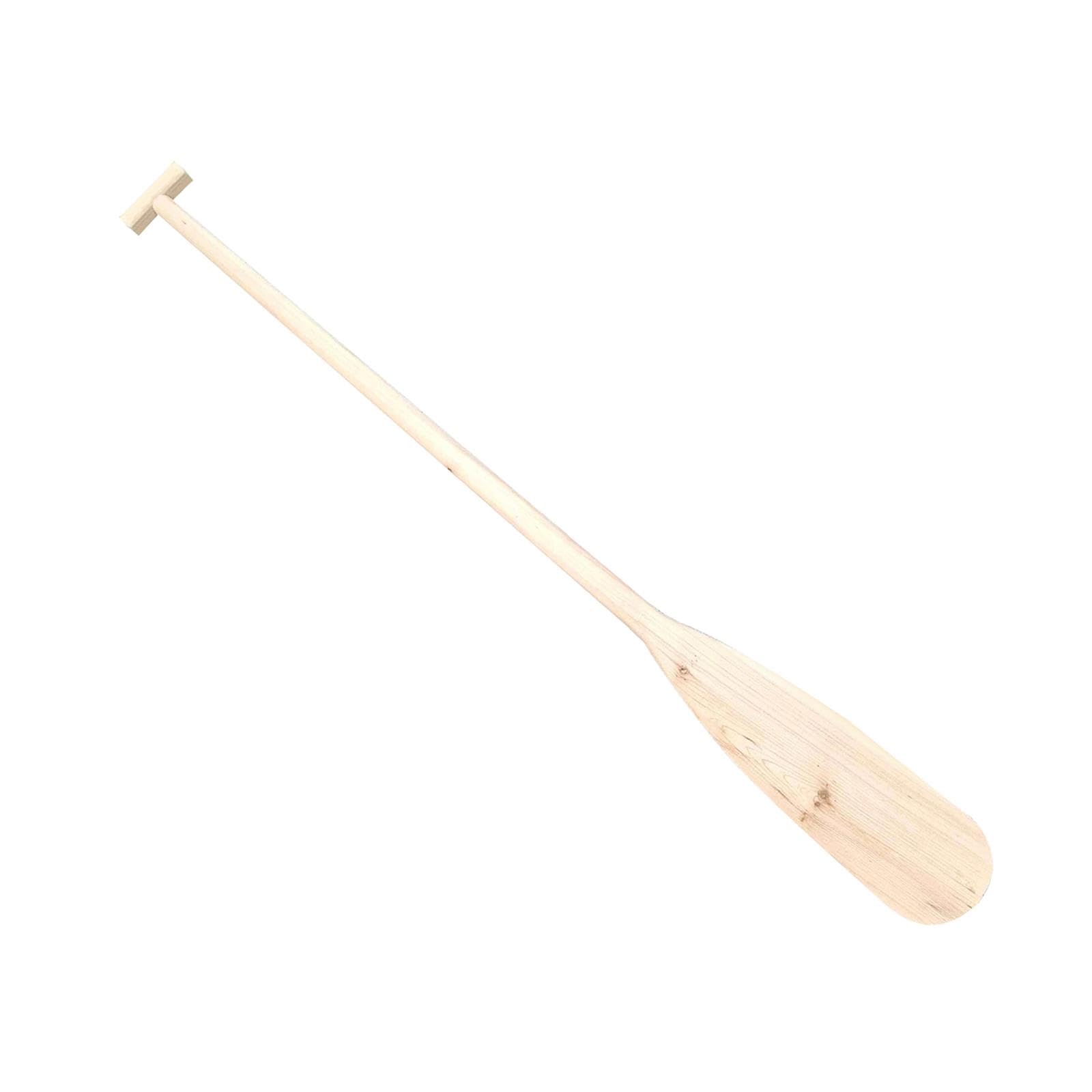 QSTDGVPW Wooden Canoe Paddle, Dragon Boat Paddle, Lightweight, Handheld, Wooden Oar, Home Decoration, 80cm