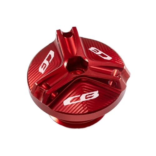 CB650R CB400 CB500X CB500F CB300R CB190R CB650F CB1000R CB1100 エンジンオイルキャップボルト 燃料フィラーキャップ 保護パーツに対応(CB red)