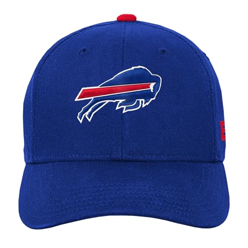 NFL Kids Youth 8-20 Official Primary Logo Wordmark Adjustable Snapback Hat Cap One Size (US, Alpha, One Size, Buffalo Bills - Blue) - Image 2