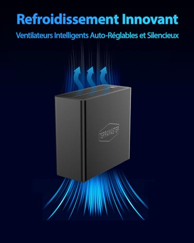 TERRAMASTER D4 SSD Boîtier 4 Baies NVMe USB-C 40 Gbit/s (sans Disque) – vue 9